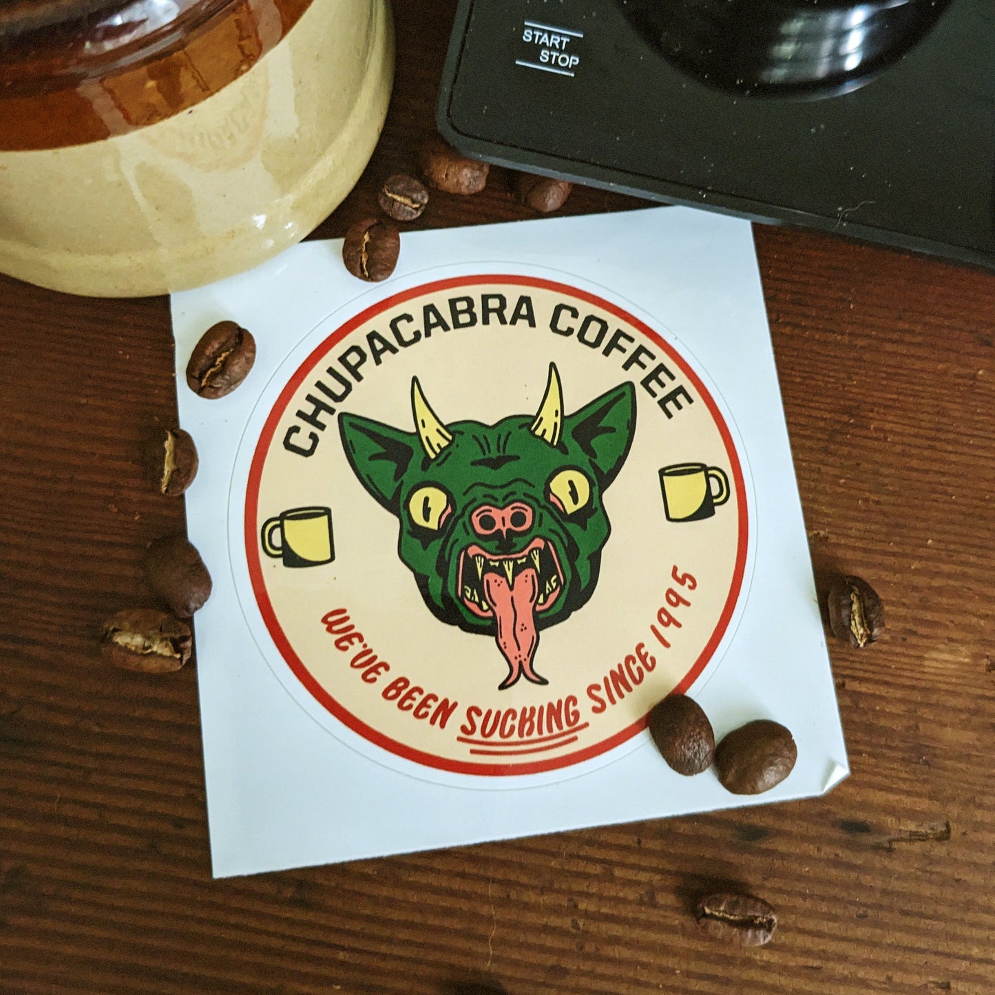 Chupacabra Cryptid Sticker